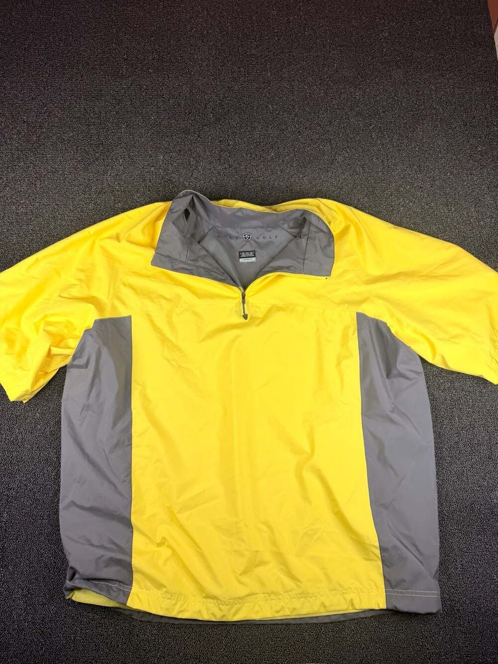 Nike Golf Storm-Fit Short Sleeve 1/4 Zip Windbreaker Jacket XXL